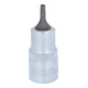 1/2" Douilles tournevis TX percé, 55mm, TB20