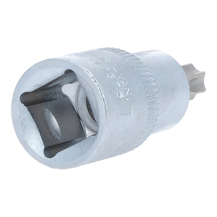 1/2" Douilles tournevis TX percé, 55mm, TB45