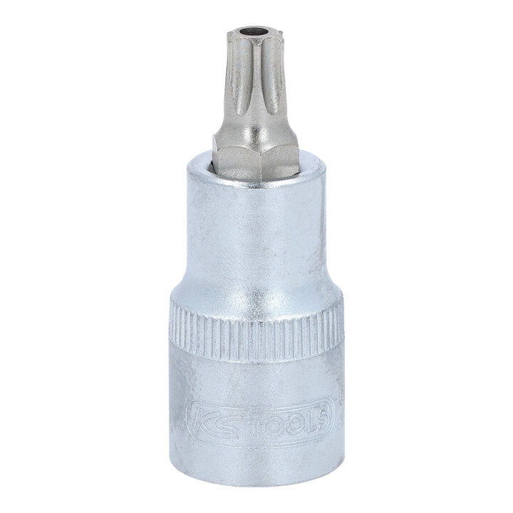 1/2" Douilles tournevis TX percé, 55mm, TB45