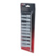 1/2" Jeu de douilles 6 pans, longues, 10 pcs. 10-19 mm