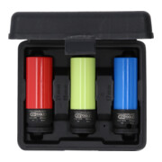 1/2" Jeu de douilles à chocs pour jantes aluminium robustes, 3 pcs.-4