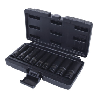1/2" Jeu de douilles à chocs TX E, 9 pcs., E10-E24