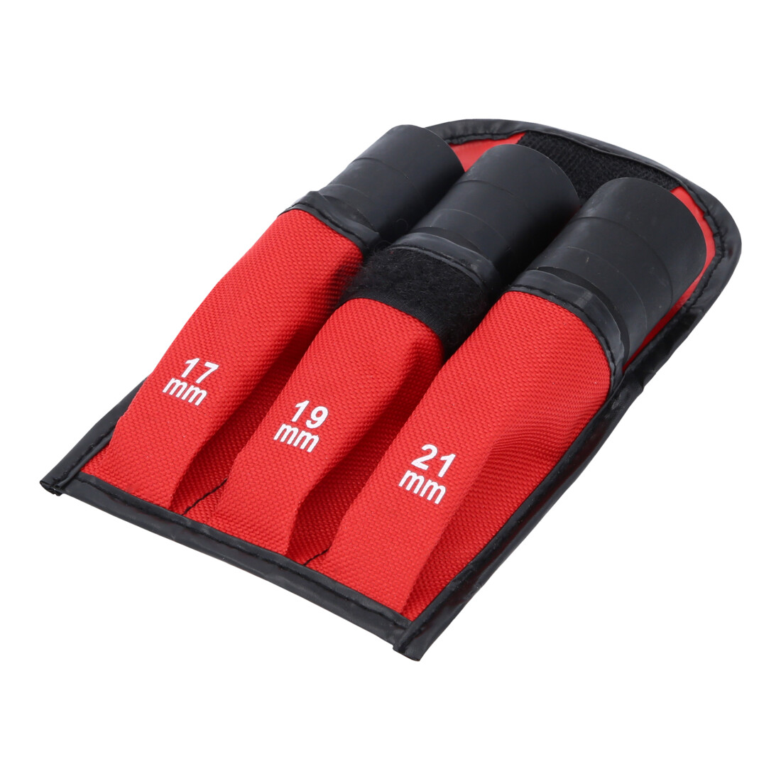 1/2" Jeu de douilles double à chocs, 3pcs.,17-21mm