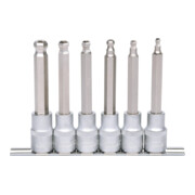 1/2" Jeu de douilles tournevis 6 pans intérieur, longues, 6 pcs.