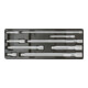 1/4"+3/8"+1/2" Jeu de rallonges, 9 pcs.-4