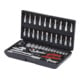 1/4" CHROMEplus Coffret de douilles, 46 pcs.-1