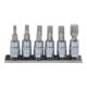 1/4" CHROMEplus Jeu de douilles tournevis XZN, 6 pcs.