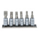 1/4" CHROMEplus Jeu de douilles tournevis XZN, 6 pcs.