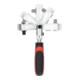 1/4" Cliquet articulé, 45 dents
