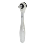 1/4" Cliquet réversible pour embouts avec adaptateur pour douilles 1/4"-4