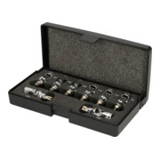 1/4" Coffret d'embouts articulés TX CHROMEplus, 8 pcs. T8-T40
