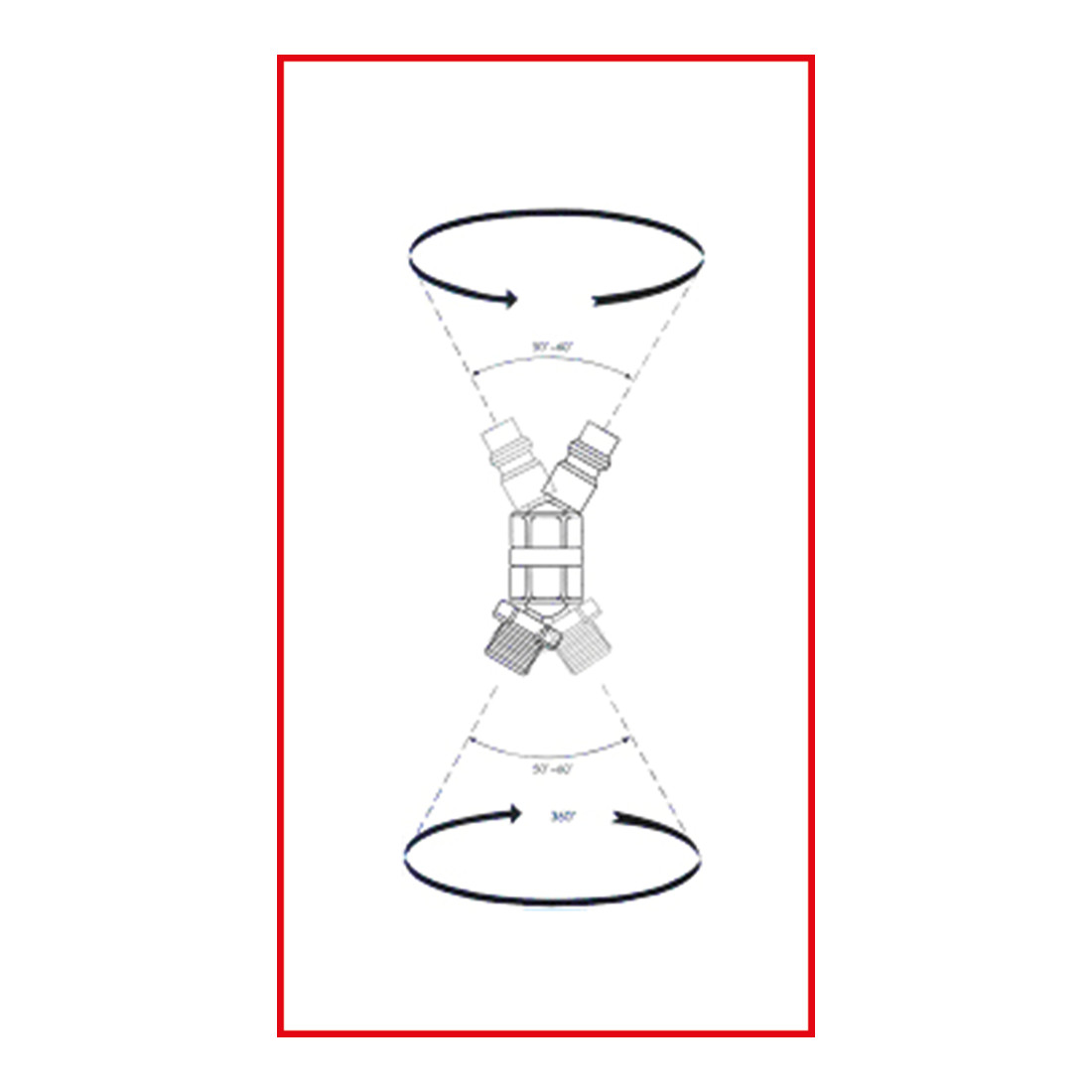 1/4" Coupleur articulé, 56mm