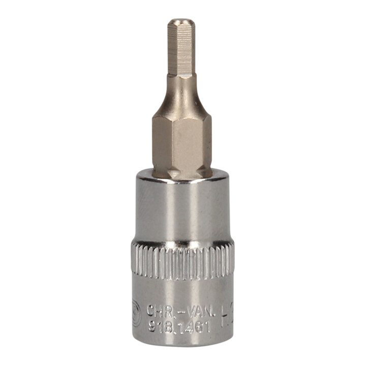 1/4" Douilles tournevis 6 pans intérieur CHROMEplus, 3mm