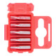 1/4" Embout de vissage TX, 25mm, T25, pack de 5