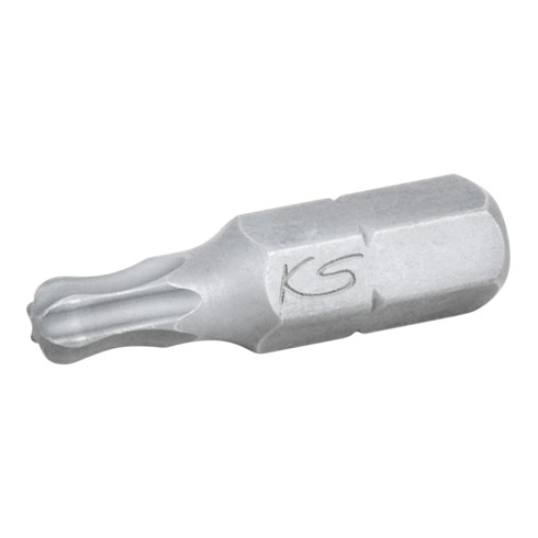1/4" Embout de vissage TX avec tête arrondie, 25mm, T20, pack de 5