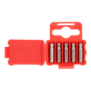 1/4" Embouts de vissage 6 pans avec tête arrondie, 25mm, 1/4", pack de 5