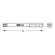 1/4" Embouts TX percé TORSIONpower, 75 mm, TB10