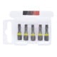 1/4" Embouts TX TORSIONpower, 75mm, T10, pack de 5