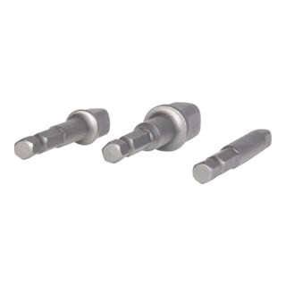 1/4" Jeu d' adaptateur porte-douilles, 3pcs.