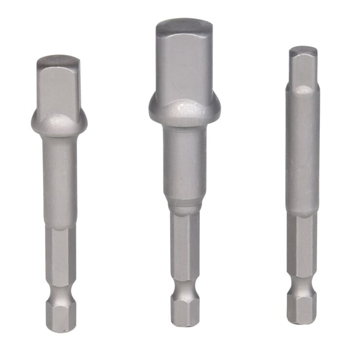 1/4" Jeu d' adaptateur porte-douilles, 3pcs.