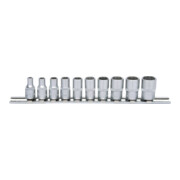 1/4" Jeu de douilles 12 pans, 10 pcs.-3