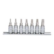 1/4" Jeu de douilles tournevis, TX, 7pcs., T10-T40-3