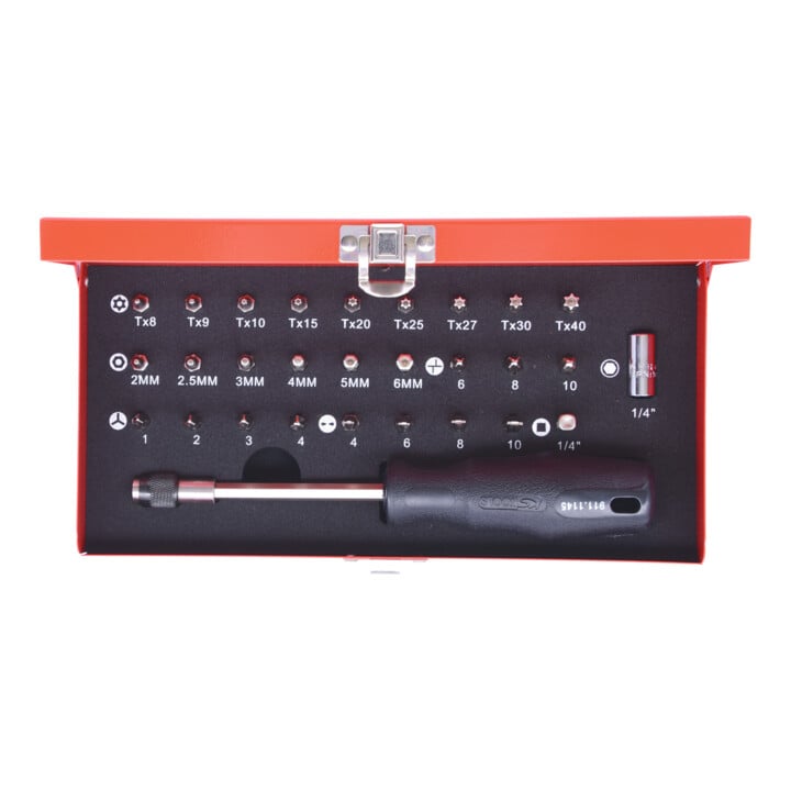 1/4" Jeu d'embouts, 29 pcs.
