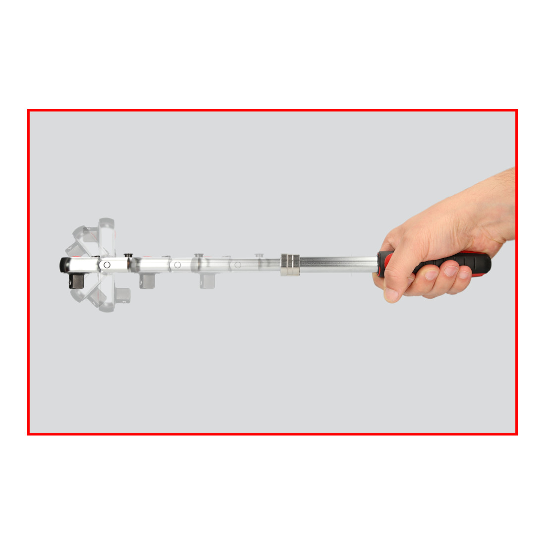 1/4" SlimPOWERCliquet réversible d'articulation de télescope, 72 crans