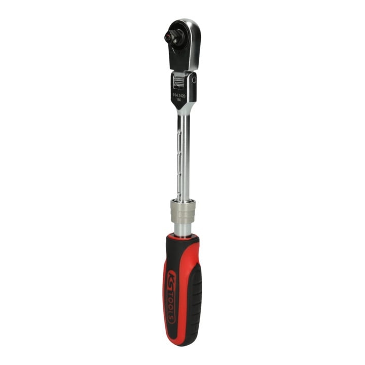 1/4" SlimPOWERCliquet réversible d'articulation de télescope, 72 crans