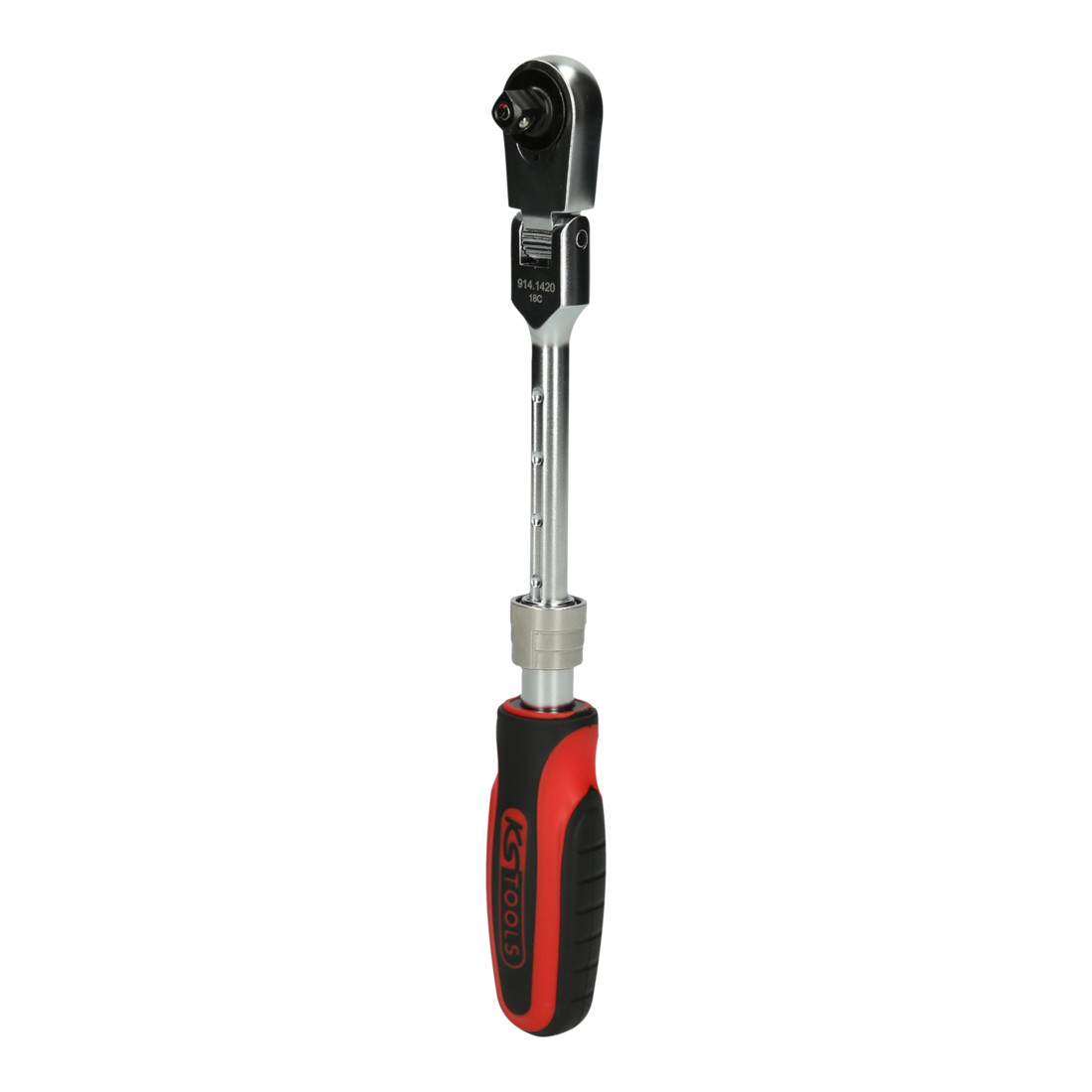 1/4" SlimPOWERCliquet réversible d'articulation de télescope, 72 crans