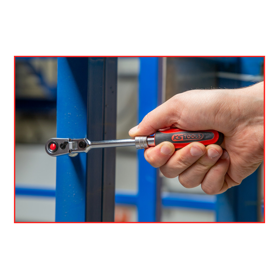 1/4" SlimPOWERCliquet réversible d'articulation de télescope, 72 crans
