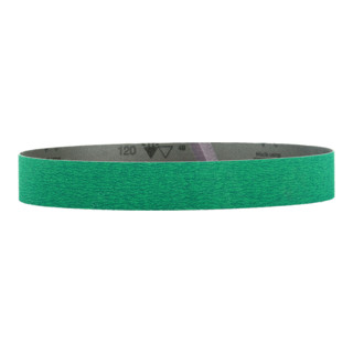 10 bandes abrasives 40 x 760 mm, P80, grain céramique, pour meuleuses de tubes (626309000)