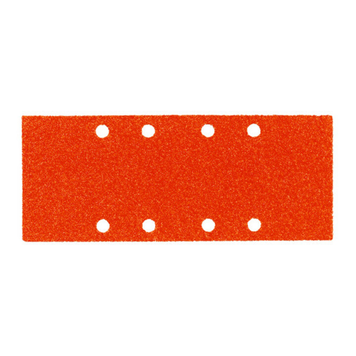 10 feuilles abrasives 93 x 230 mm, P 80, série « classic », pour bois, pour fixation par pince, pour ponceuse vibrante metabo