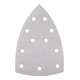 Feuilles abrasives adhésives Metabo 100x150 mm, série ''professional'', pour peinture, vernis, spatule, deux pièces, perforées, ponçage multiple-1