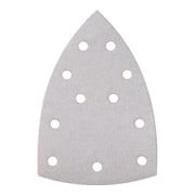 Feuilles abrasives adhésives Metabo 100x150 mm, série ''professional'', pour peinture, vernis, spatule, deux pièces, perforées, ponçage multiple-1