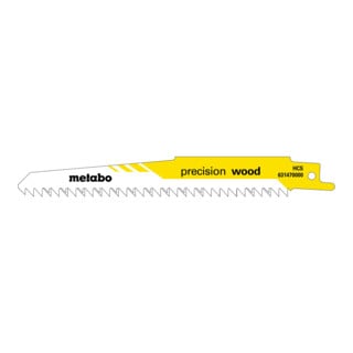 100 lames de scie sabre, bois, série « professional », 150x 1,25 mm, HCS, 4,0 mm/ 6 DPP (631458000)