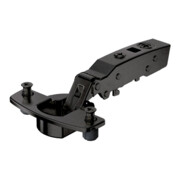 110Grad-Scharnier Sensys 8645i 12,5 mm vorlieg m vorm.Spreizmuff schwarz HETTICH