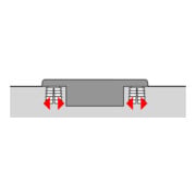 110Grad-Scharnier Sensys 8645i 12,5 mm vorlieg m vorm.Spreizmuff schwarz HETTICH-2