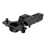 110Grad-Scharnier Sensys 8645i -4mm einliegd m vorm.Spreizmuff schwarz HETTICH