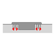 110Grad-Scharnier Sensys 8645i -4mm einliegd m vorm.Spreizmuff schwarz HETTICH-4