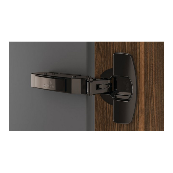 110Grad-Scharnier Sensys 8645i -4mm einliegendzum Anschr.schwarz HETTICH