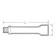 12177 VDE VDE Rallonges 1/2" Gr. 3; 70 mm