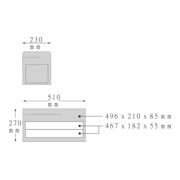 13216/2 Caisse à outils 2 Schubladen 10,3 kg-3