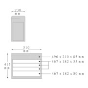 13216/4 Caisse à outils 4 Schubladen 14 kg-4