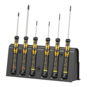 1578 A/6 Jeu de tournevis électronicien + Rack, 6 pièces