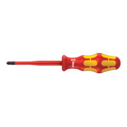 Wera 162 iS PH/S Tournevis isolé VDE pour vis PlusMinus (Phillips/Slot) avec diamètre de lame réduit
