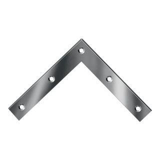 Eckwinkel L.120 x 120mm B.20mm S.2,0mm STA verz.Vormann