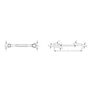 Stahlwille Clé à double pans 180a-5