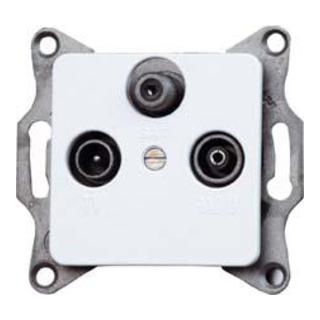 Antennensteckdose UP, TV/RF/SAT EUROPA arkt,ws