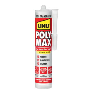 1K-Hybrid-Polymer POLY MAX EXPRESS glasklar 300 g Kartusche UHU